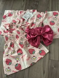 ベビー浴衣　90㎝ ミッフィ