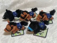 サラブレッドコレクション　ぬいぐるみクリップ 　全5種セット