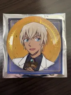 名探偵コナン　安室透　トレーディング箔押し缶バッジ