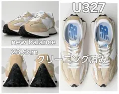 new balance　U327　ベージュ　23.5㎝のサムネイル