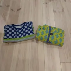 【まとめ売り】branshes ベビーポンチョ／ロンパース 80cm