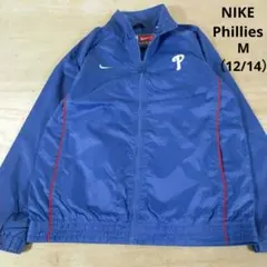 NIKEナイキ　MLB Philliesフィリーズ　キッズ野球ナイロンジャケット