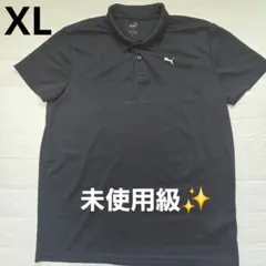 未使用扱✨️ PUMA 半袖ポロシャツ XL 黒 スポーツのサムネイル