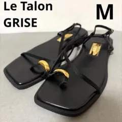 Le Talon ル タロン　GRISEメタルリングクロストングサンダル