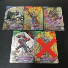 ガンバレジェンズ　SR CP 4枚セット　仮面ライダーブレイド　他