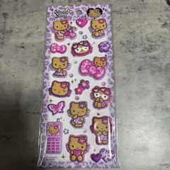 もちもちマシュマロシール　日焼けキティカットピースシール サンリオキャラクターズ