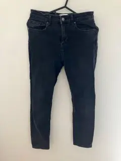 H&M エイチアンドエム　デニム　スキニー　黒　ブラック