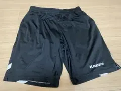 Kappa ブラック サッカーハーフパンツ