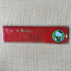 【レトロ】サンリオ　HELLO KITTY キティ　くし付定規　レア