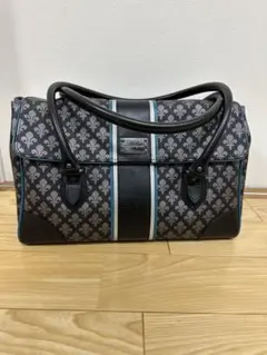 フローラルパターン 合成皮革 バッグ