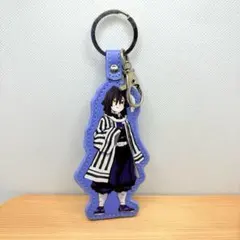 【鬼滅の刃】伊黒小芭内 PUキーホルダーバッグアクセサリーチャーム　アニメ