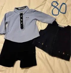 familiar ファミリア　男の子　ポロシャツ セット 80