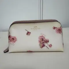 COACH 花柄ポーチ