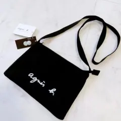 【美品】アニエスベーボヤージュ　サコッシュ　ショルダーバッグ　黒　【タグ付き】