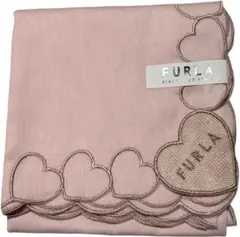 【新品・未使用】FURLA フルラ　ハンカチ　ピンク　24時間以内　匿名配送