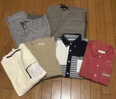 THE SHOP TK 他 メンズ トップス ４点 パンツ ２点 サイズ Ｌ