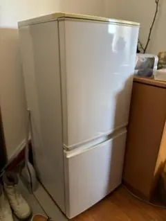 【京都・引取限定】SHARP 137L 冷蔵庫【SJ-UY14-W】どっちもドア