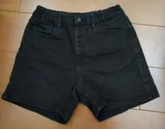 ブラックショートパンツ ゴムウエスト　150