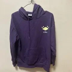 KUGA YUMA フード付きパーカー 紫色