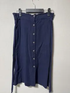 GAP スカート ネイビー XSサイズ フロントボタンのサムネイル