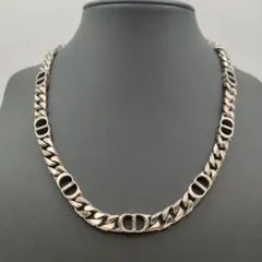 希少 美品】Dior ロゴプレート ダブルチェーン 喜平 ネックレス - メルカリ