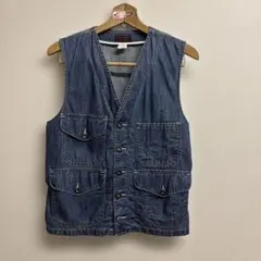 【お宝】フィルソン made in Italyデニムベスト　M