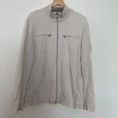 ​【Calvin Klein】ジップアップ ニットジャケット L 春アウター
