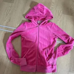 Juicy Couture ベロアパーカー ピンク Mのサムネイル