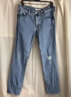 TOMMY JEANS ダメージデニム 34-32