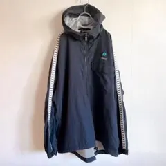 arena フード付きナイロンジャケット アリーナ　Oサイズ　ウィンドブレーカー