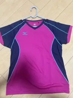Mizuno 卓球ウェア Mサイズ ピンク/ネイビー