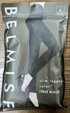 「BELMISE ベルミス スリムレギンス LL TRUE BLACK 新品」