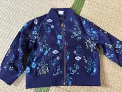 プティマイン　花柄ジャンパー　100センチ　ジャケット