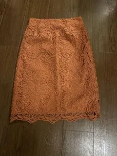 レースタイトスカート オレンジ Mサイズのサムネイル