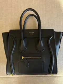 【本日タイムセール】CELINE セリーヌ　ラゲージ　マイクロ　ハンドバッグ　黒