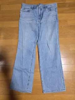 GU ライトブルー デニムパンツ XXL