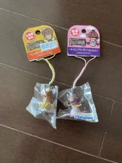 なめこキャラクター ストラップ 2個セット