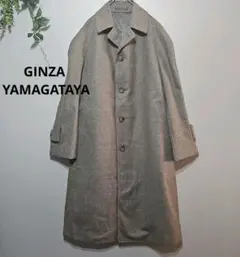 極美品 アルチザン スタンドカラーコート カシミヤ100% 比翼ボタン