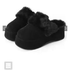 GRL 厚底ファーサボサンダル23.0cm