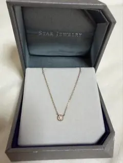 STAR JEWELRY K10 ダイヤ 2wayネックレス 0.04ct PG - メルカリ