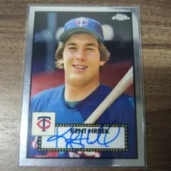 Kent Hrbek Auto Topps Chrome Platinum
