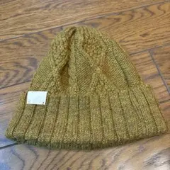 試着のみ‼️override ウールニット帽 マスタード 56-58cm