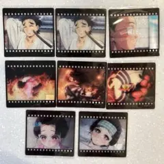 鬼滅の刃　ダイニング　フィルム風クリアカード　猗窩座　狛治　恋雪　慶蔵