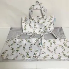 WEDGWOOD フラワープリント トートバッグ 3点セットのサムネイル