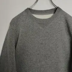 Y*す様 スウェット トレーナー 無地スウェット グレー プルオーバー