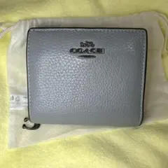 COACH グレー 二つ折り財布