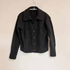 ☻Banana Republic☻黒 ボタン付きカーディガン【M】