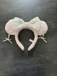 ディズニーリゾート ミニー耳カチューシャ ピンク