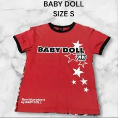 ①①BABY DOLL 半袖Tシャツ レッド Sサイズミッキーマウスのサムネイル