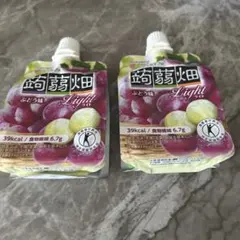 クラッシュタイプの蒟蒻畑ぶどう味2個セットのサムネイル